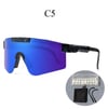 Polarized cycling goggles