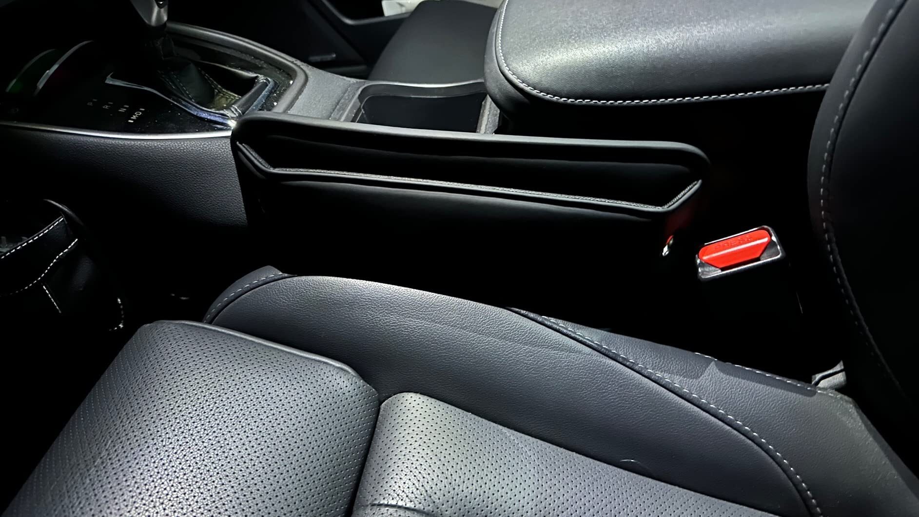 🔥HOT SALE🔥 EXCLUSIVE LOGO LEATHER CAR SEAT STORAGE BOX