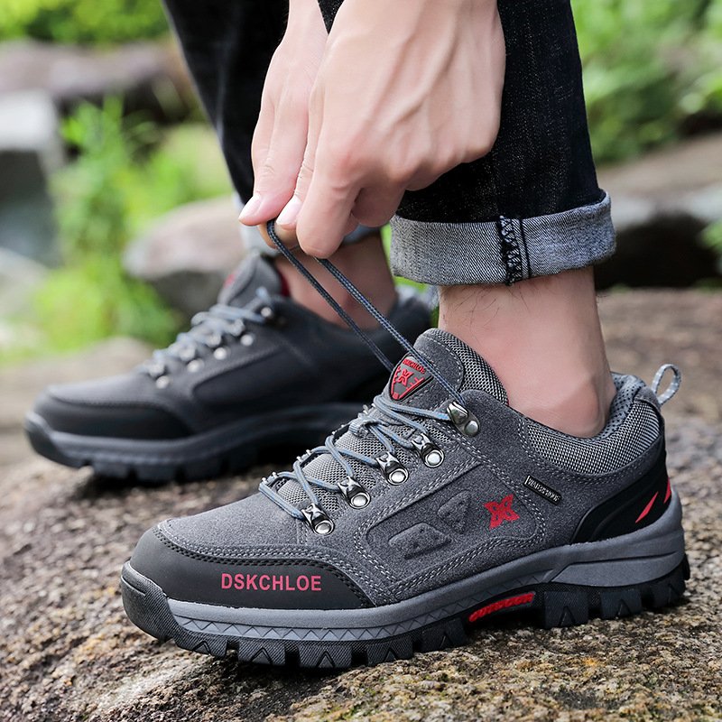 Men's good arch support outdoor breathable walking shoes 2022