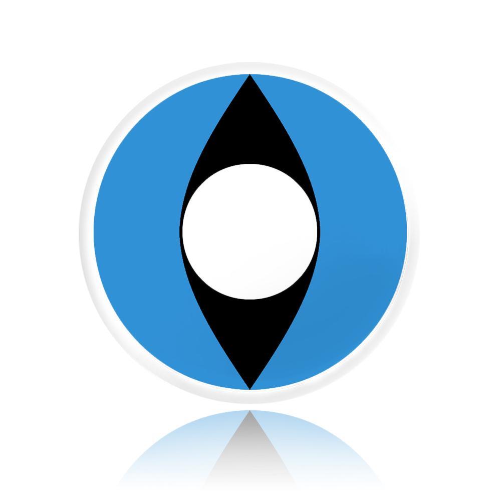 Blue Cat crazy contacts lens diagram