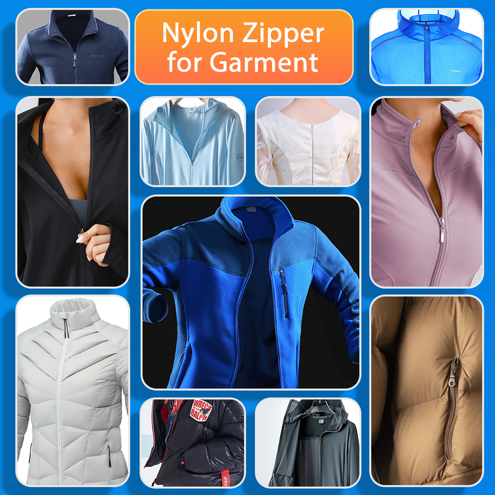 nylon zipper for garment