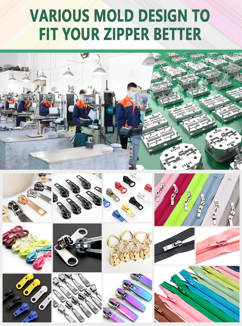 nylon  zipper production factory
