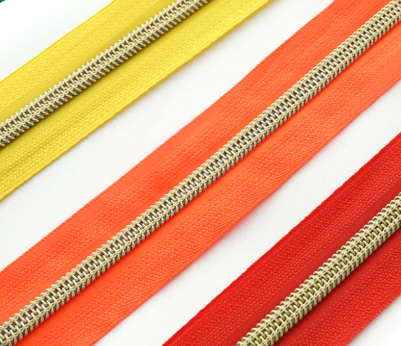 Colorful Long Chain Nylon Coil Zipper
