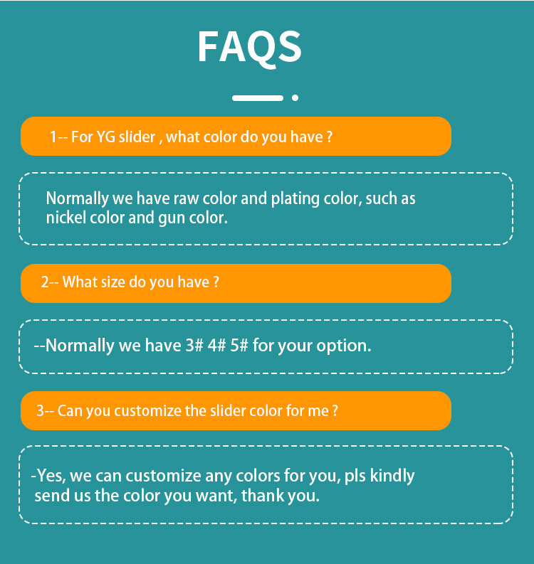 Brass YG slider FAQ
