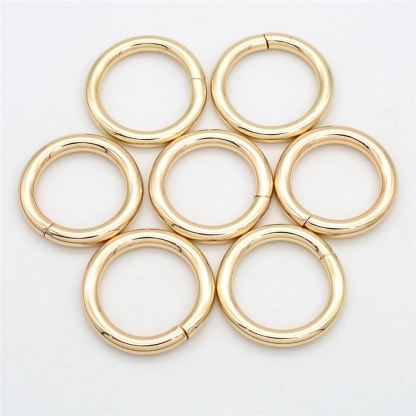 Belt connecting ring bag hardware accessories metal round O ring O buckle-QLQ Zipper