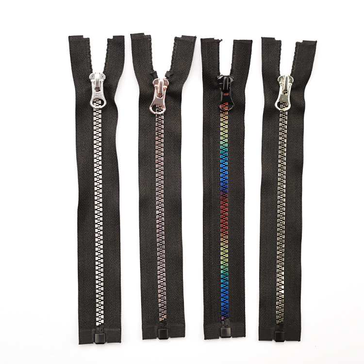 POM Plastic Packaging Zipper Bags Color Diamond Rainbow Zip Wholesale-QLQ Zipper