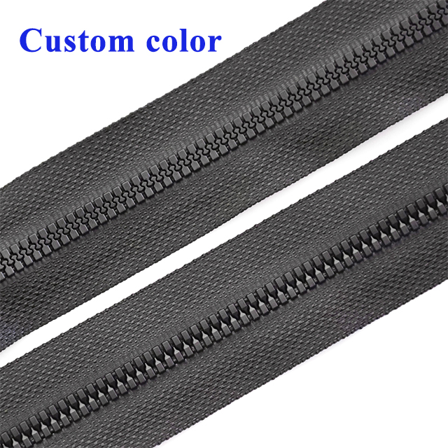 Wholesale custom High Quality POM Injection Plastic Zipper-QLQ Zipper