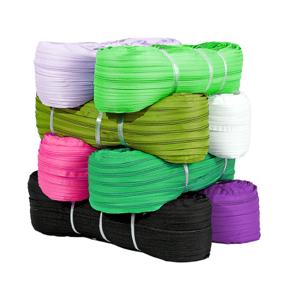 Custom Sofa Nylon Long Chain Zipper Tape Manufacturer -QLQ Zipper