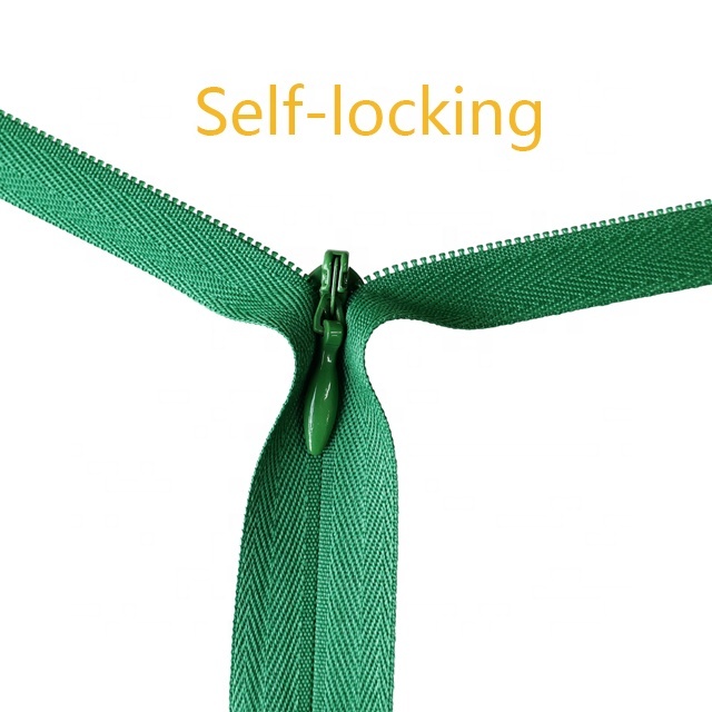 High Quality Auto Lock Closec-End Finished Invisible Zips-QLQ Zipper