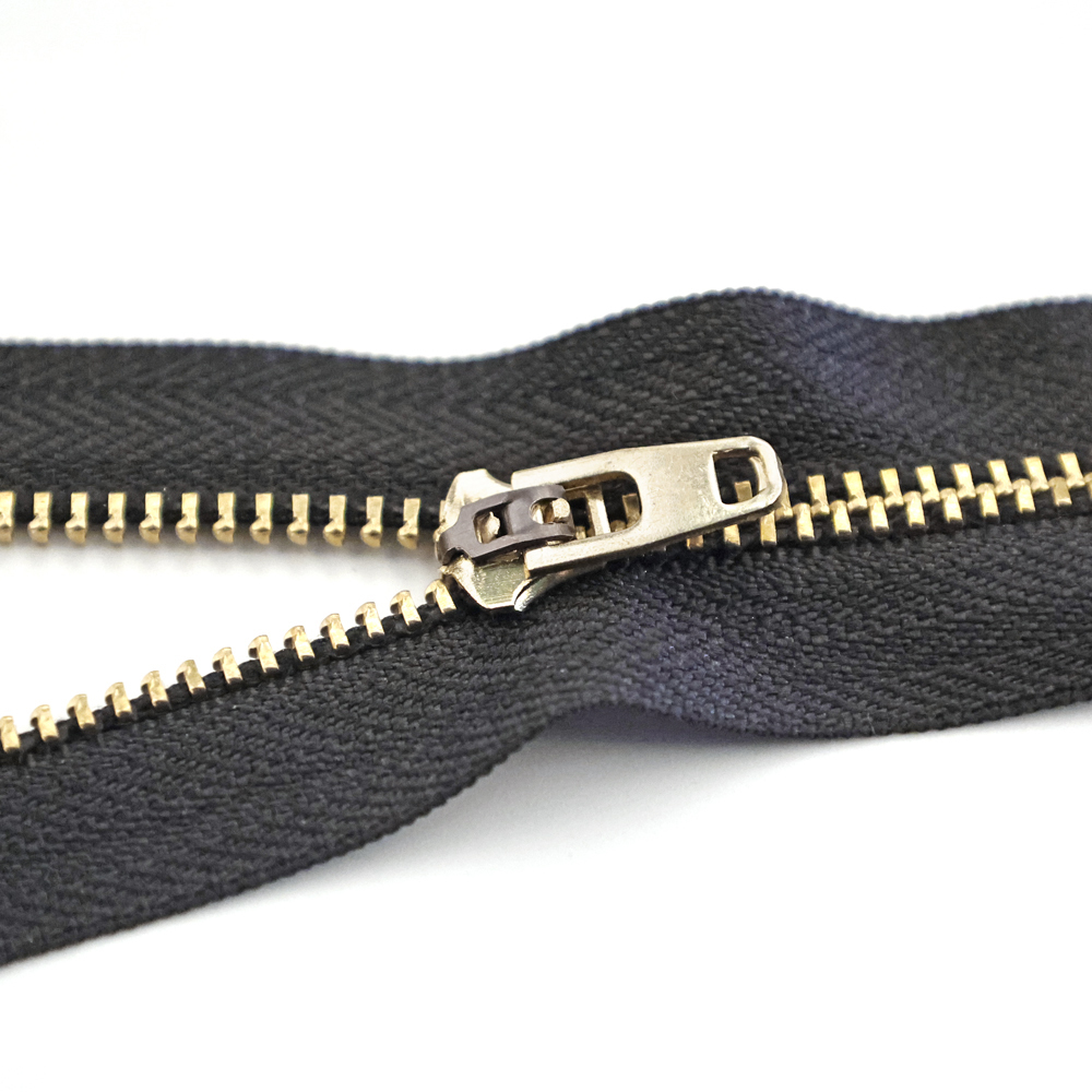 Zipper Supplier Wholesale Custom Brass Metal Zippers 10 35 60 cm-QLQ Zipper