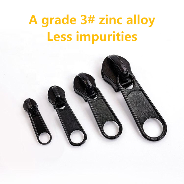 Factory Wholesale Non Lock Slider Zip Slider 5 Zipper Slider Puller -QLQ Zipper
