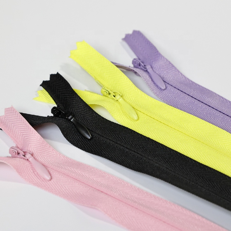 High Quality Auto Lock Closec-End Finished Invisible Zips-QLQ Zipper