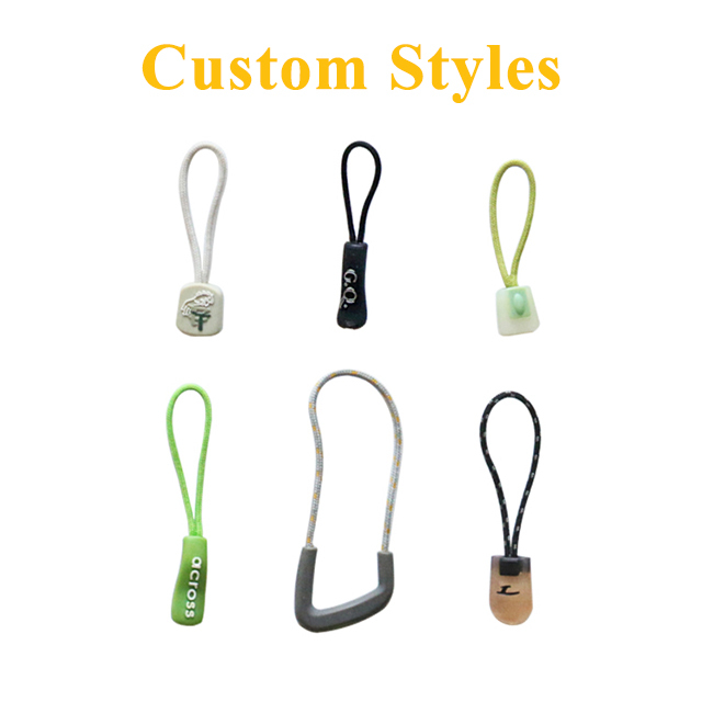 Custom Silicone Zipper Puller Plastic Adjustable Sliders-QLQ Zipper