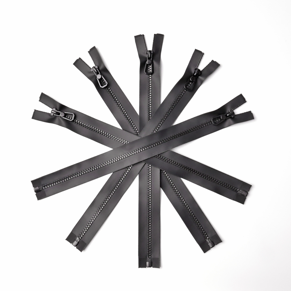Plastic Zip Watertight Open End Finished Zipper PU WaterProof Zipepr-QLQ Zipper