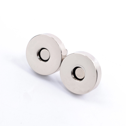 hot sale double sided DIY handmade leather hardware bump nail magnetic button for lady bag magnetic button magnetic buckle