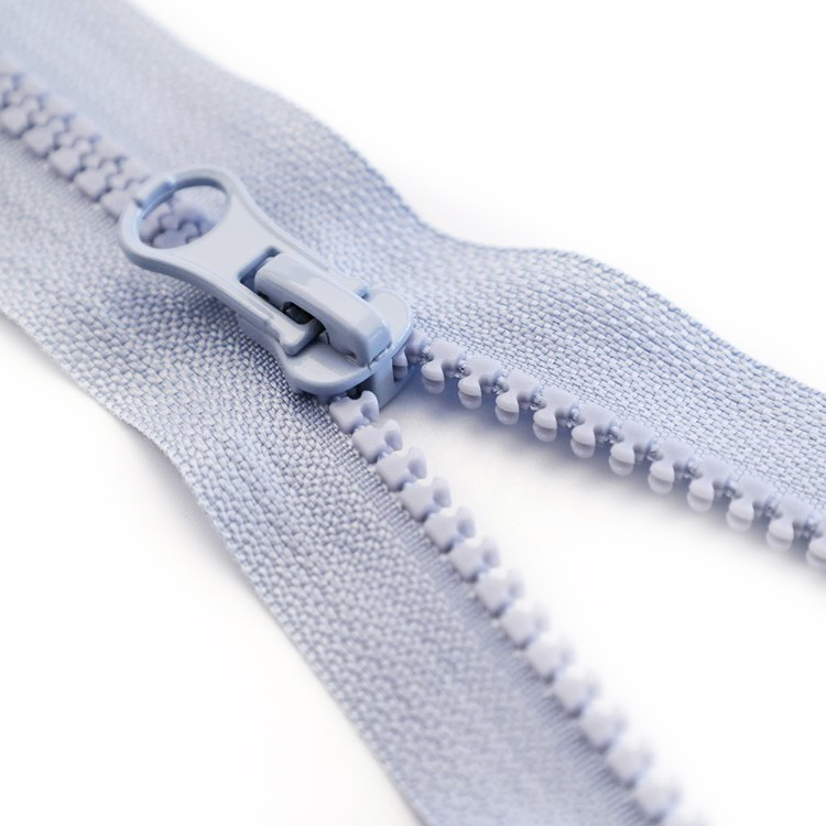 5# 15# Heavy Duty Oversized Plastic Zipper Closed End Plastic Pom Zippers Set For Garment Overcoat Plastic Resin Zipper