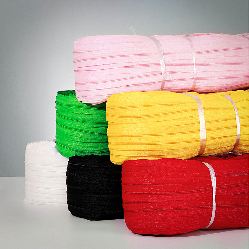 Design Nylon Coil Zipper Bags Customized Stitch Nylon Zip