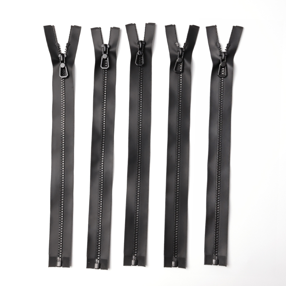 Plastic Zip Watertight Open End Finished Zipper PU WaterProof Zipepr-QLQ Zipper