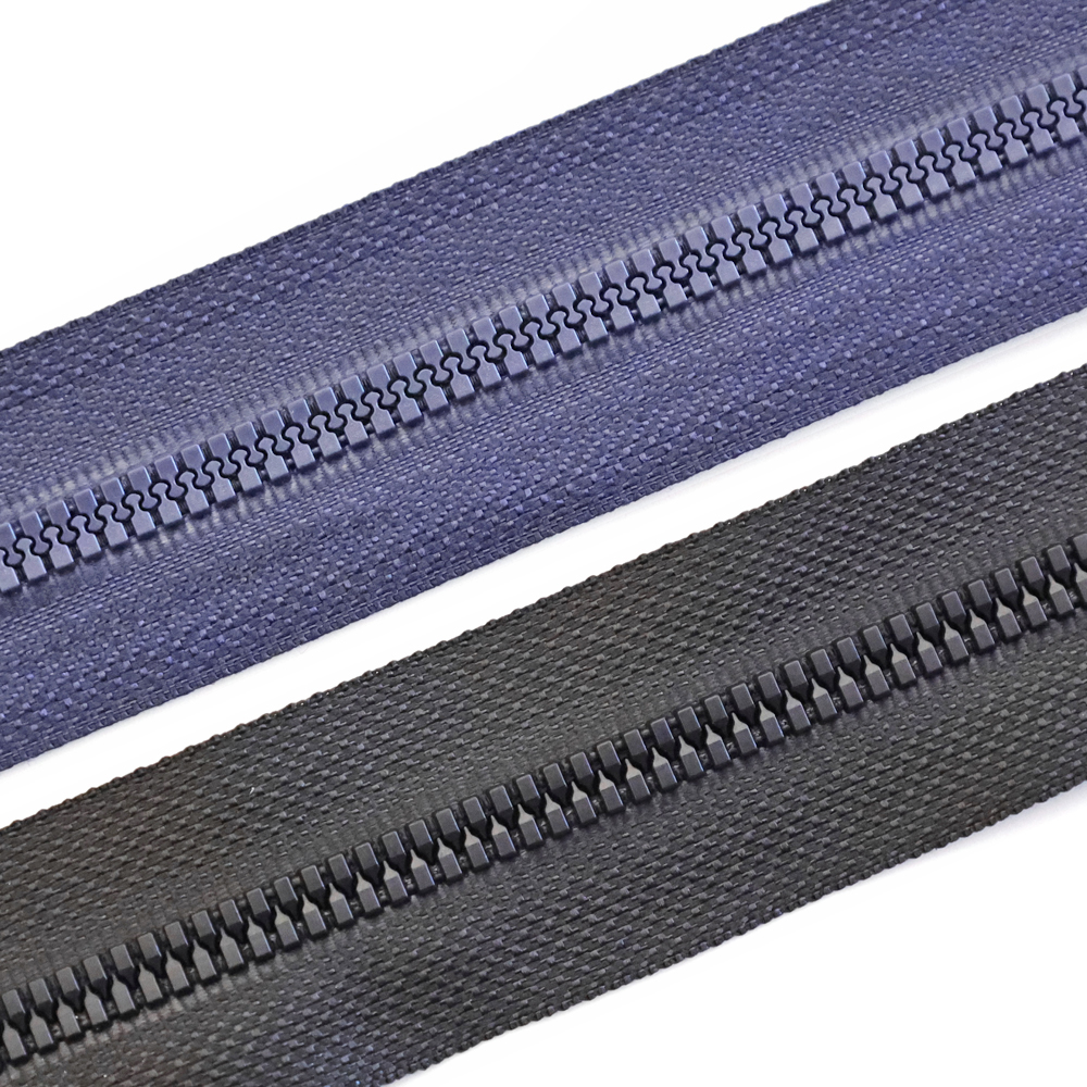 Hot sale Custom High quality Resin Zipper Roll with 100% Plastic POM Long Chain Bags purse shoulder bag Zipper