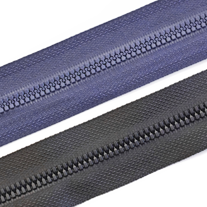 Hot sale Custom High quality Resin Zipper Roll with 100% Plastic POM Long Chain Bags purse shoulder bag Zipper