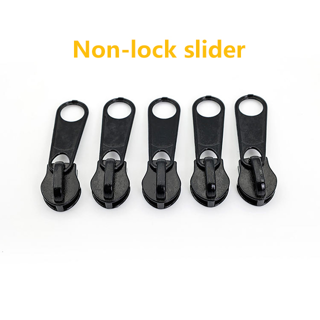 Factory Wholesale Non Lock Slider Zip Slider 5 Zipper Slider Puller -QLQ Zipper