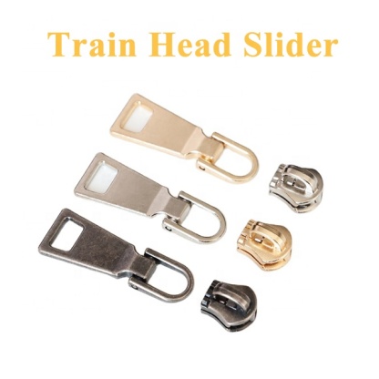 Bags Handbag Non Lock Train Head Metal Puller 5g Zipper Slider Puller-QLQ Zipper