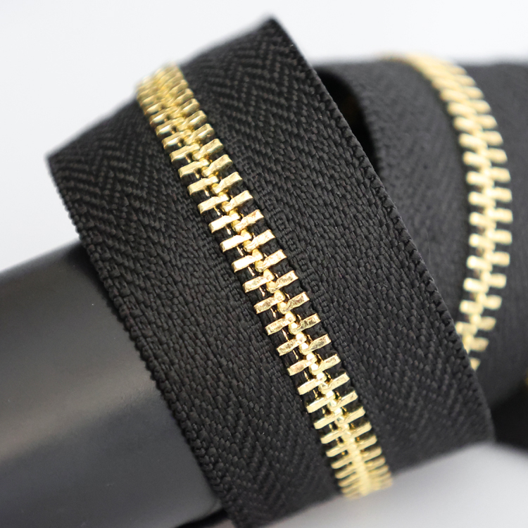 High quality Aluminium Teeth zipper with Conductive Wire-QLQ Zipper