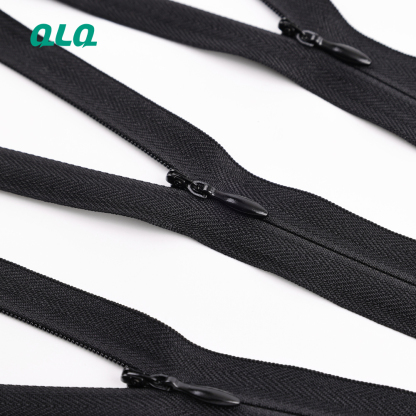 Manufacturer Direct Sale Invisible zipper Lace Tape Dress Hidden Zipper-QLQ Zipper