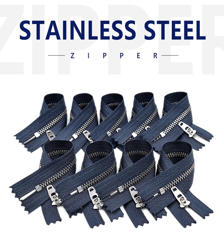 Stainless Steel  Zipper
