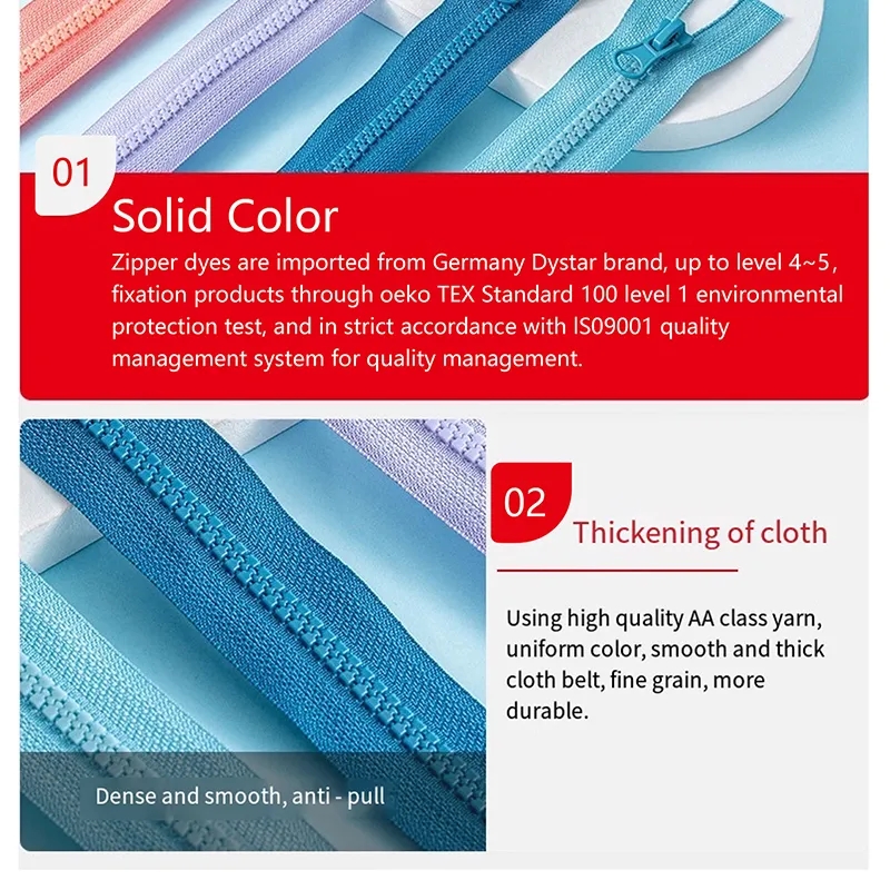 plastic zipper details