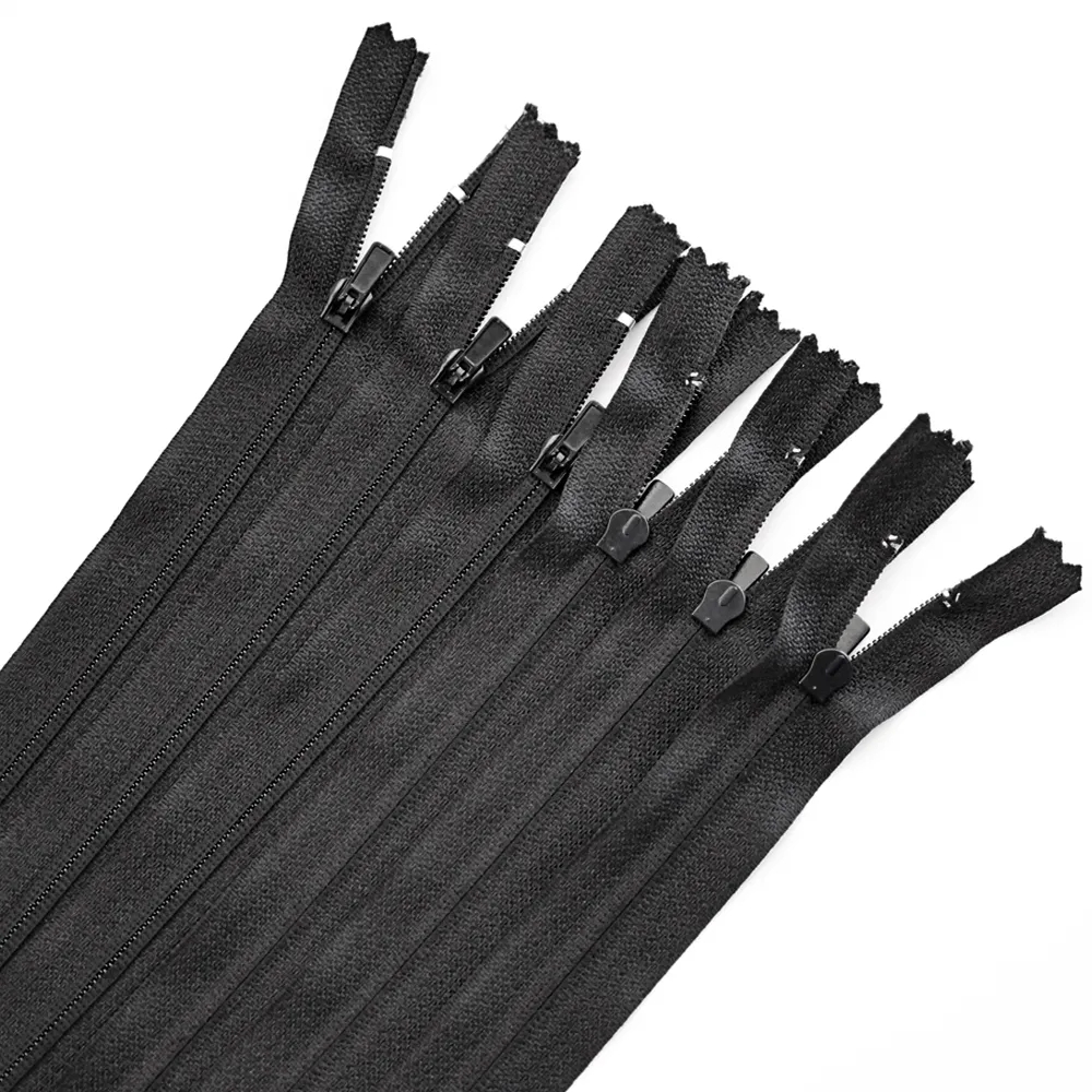 black nylon zipper