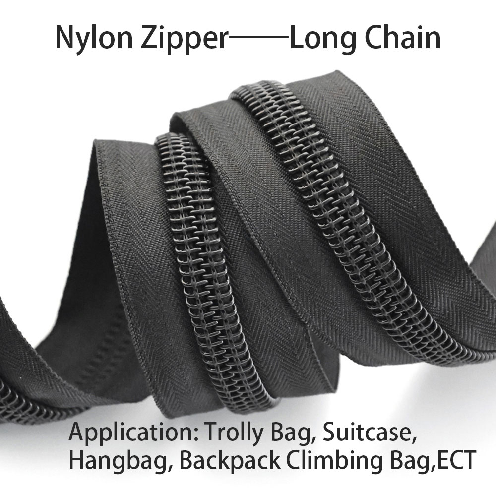 nylon long-chain zipper