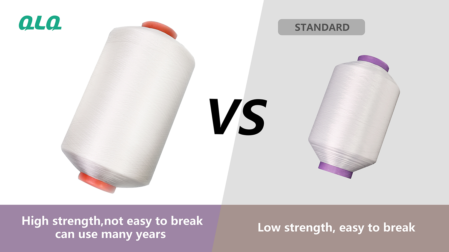 We use high strength sewing thread instead of the low strength one.