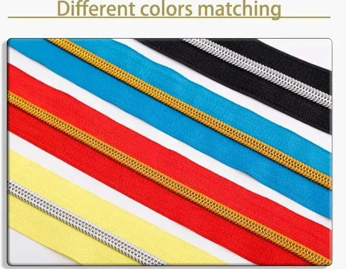 Nylon plated coil zipper can be customized