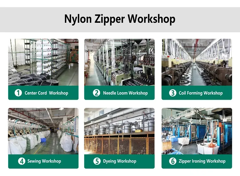 nylon zipper workshop