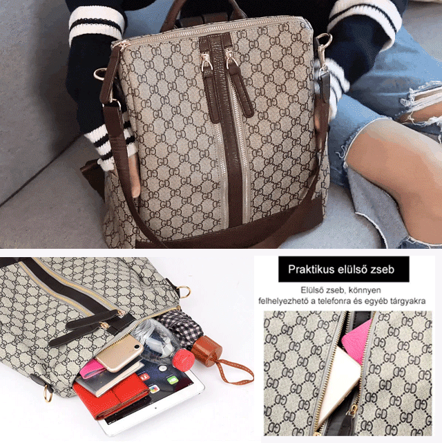 Modny plecak o dużej pojemności