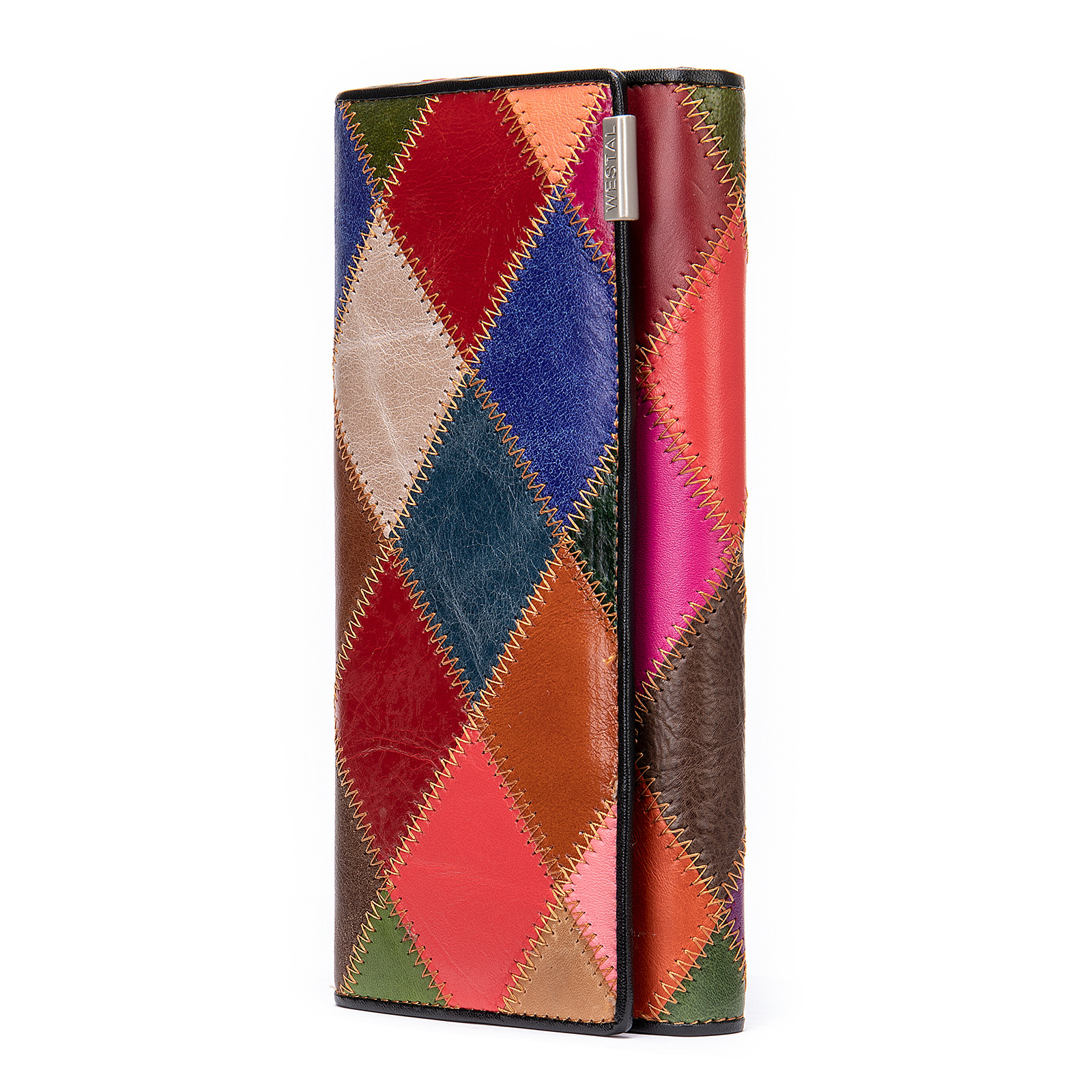 NOWOŚĆ - Portfel ze skóry cielęcej w stylu czeskim