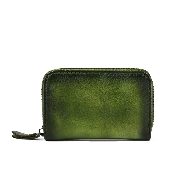 NOWOŚĆ - Etui na karty-portfel ze skóry cielęcej w stylu vintage