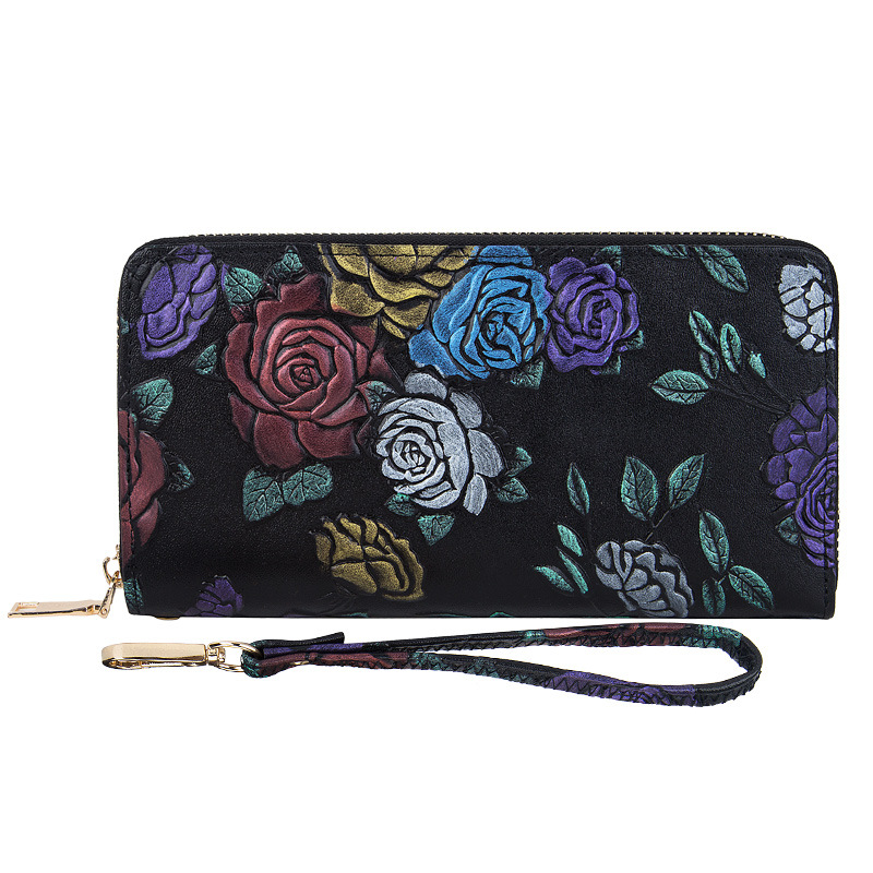 Nowość - długi portfel ze skóry cielęcej