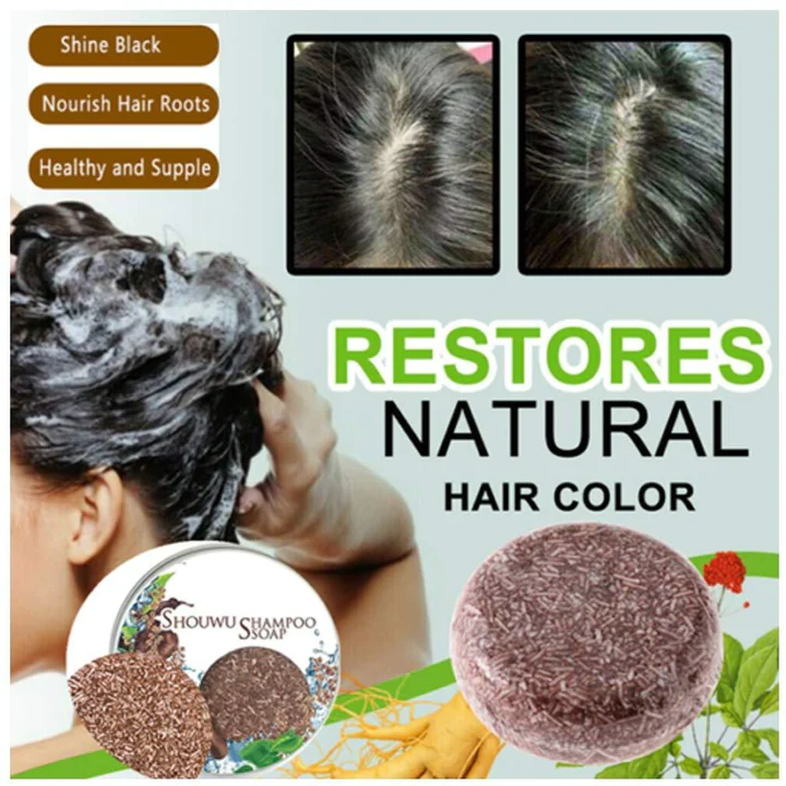🌟 Bară de șampon organic Grey Reverse Shampoo - Balsam organic natural și tratament reparator 🌟
