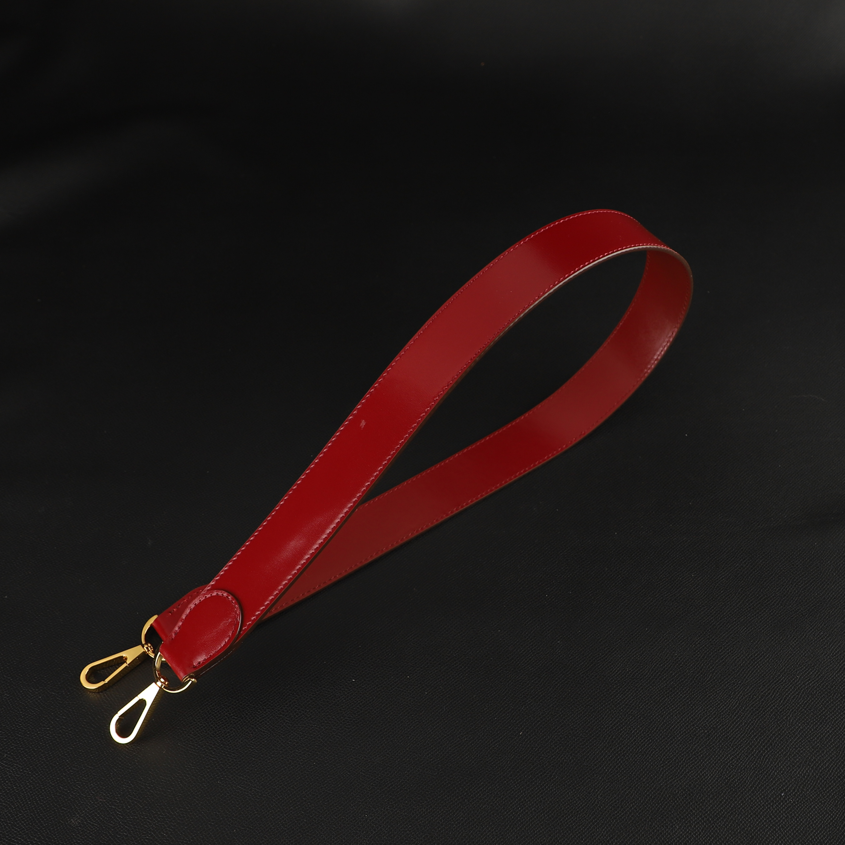 The Swift leather Red Extended single shoulder strap For Kelly Roulis bag,crossbody strap,Guitar strap