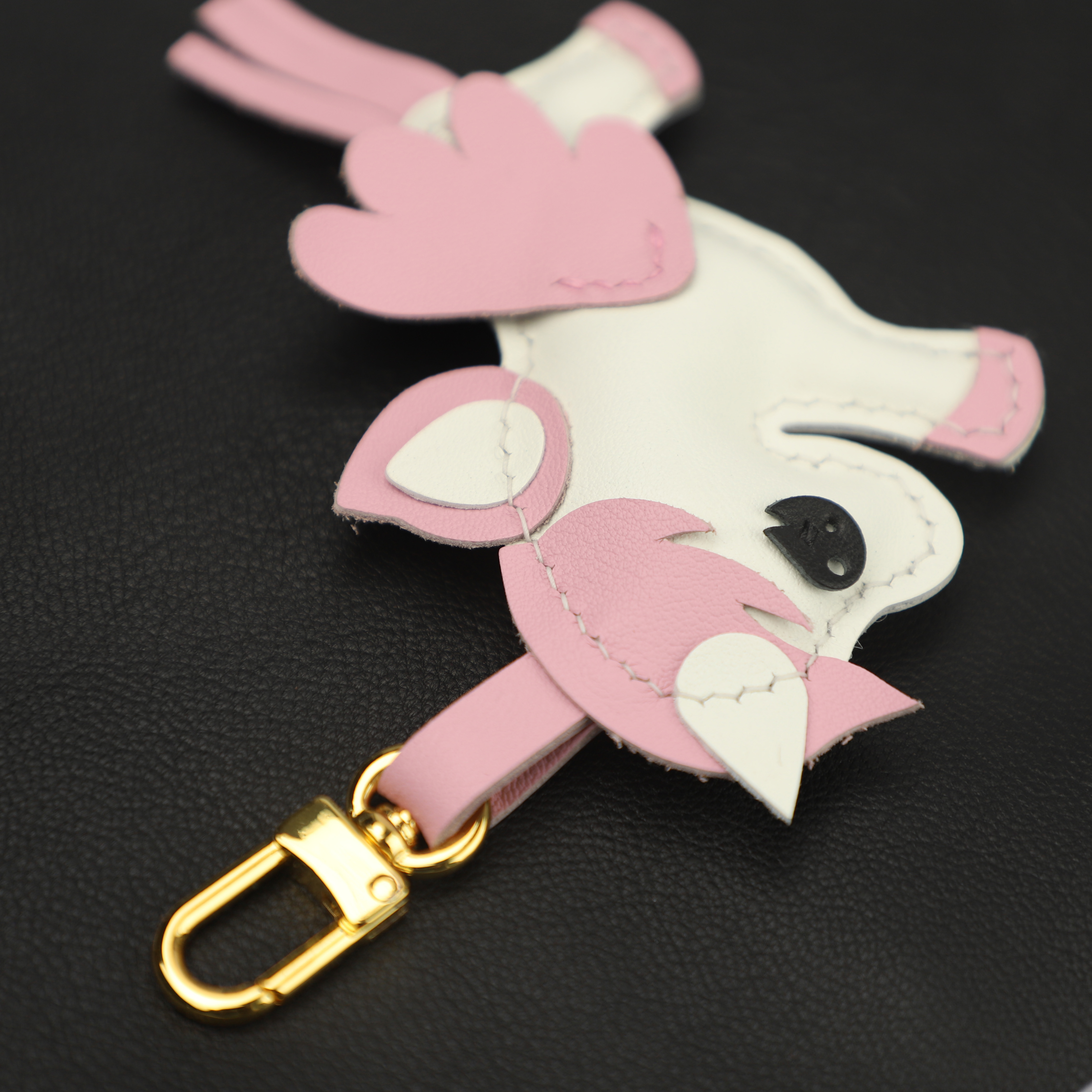 Handmade The Swift leather Robot Unicorn Attack bag charm,Robot Unicorn Attack key chain