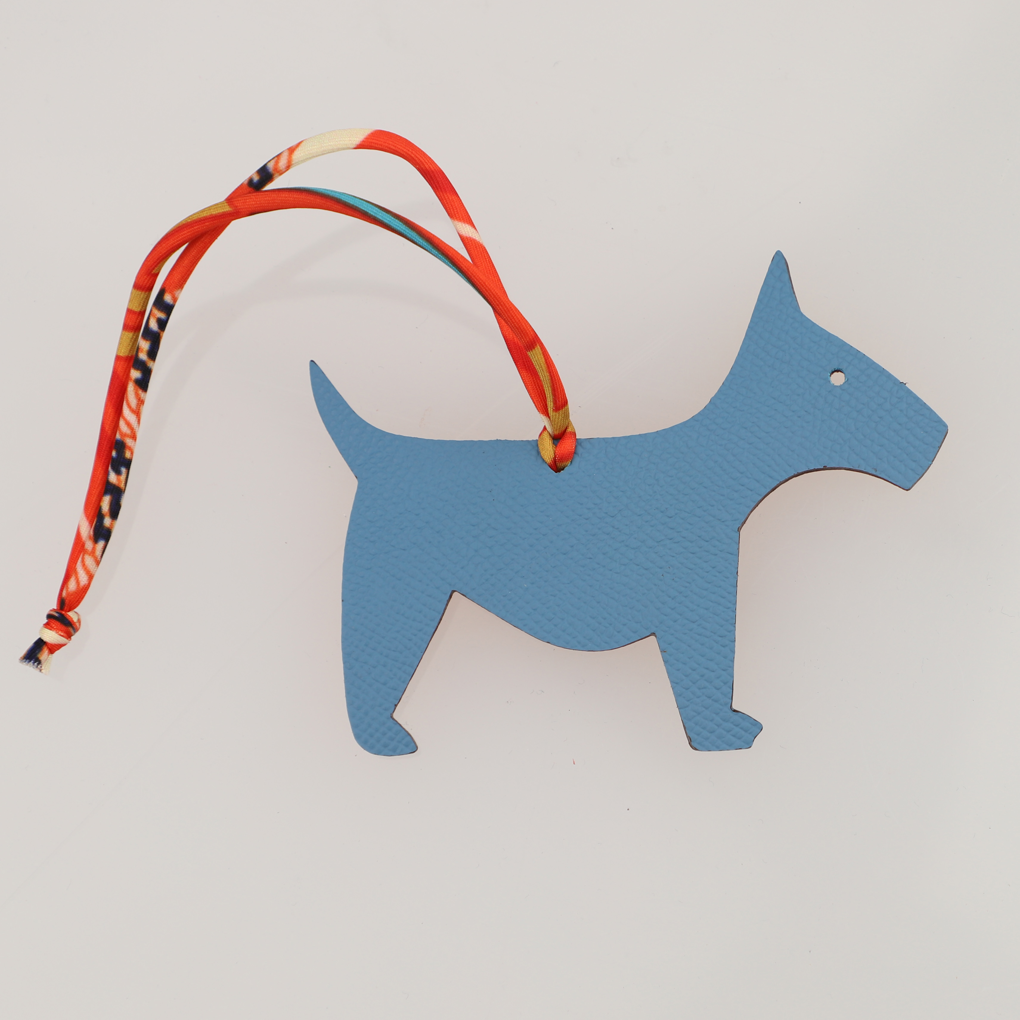 Epsom Leather and togo leather Dog Bag Charm Key Holder,bag charm