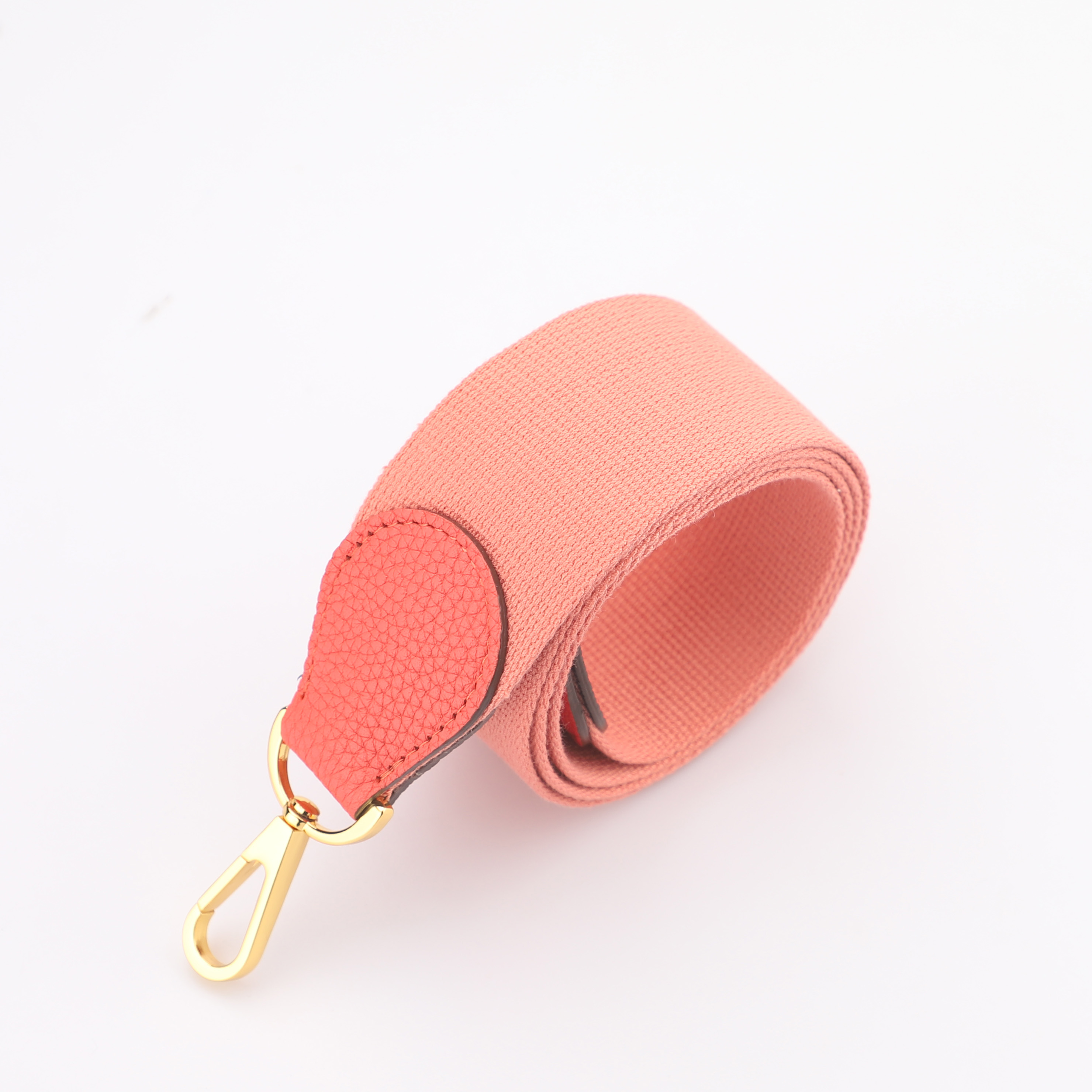 2" Mango Canvas and Togo Leather shoulder bag strap,Crossbody bag strap,Guitar Strap for Kelly bags and Bolide bags