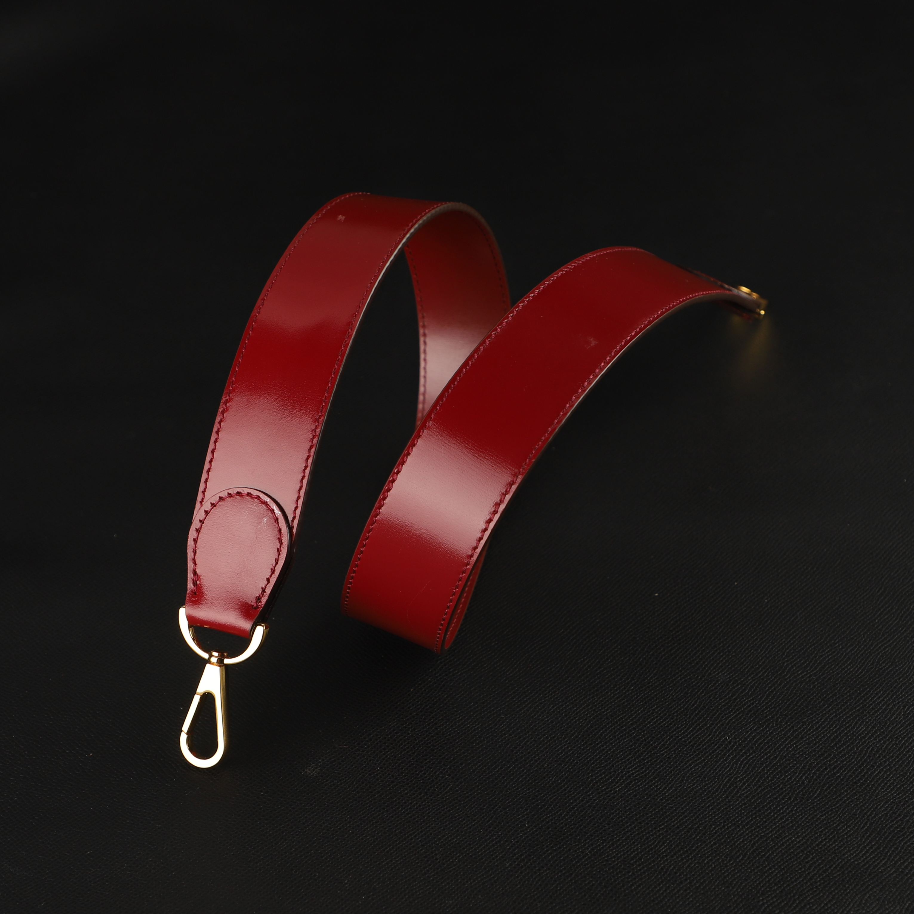 The Swift leather Red Extended single shoulder strap For Kelly Roulis bag,crossbody strap,Guitar strap