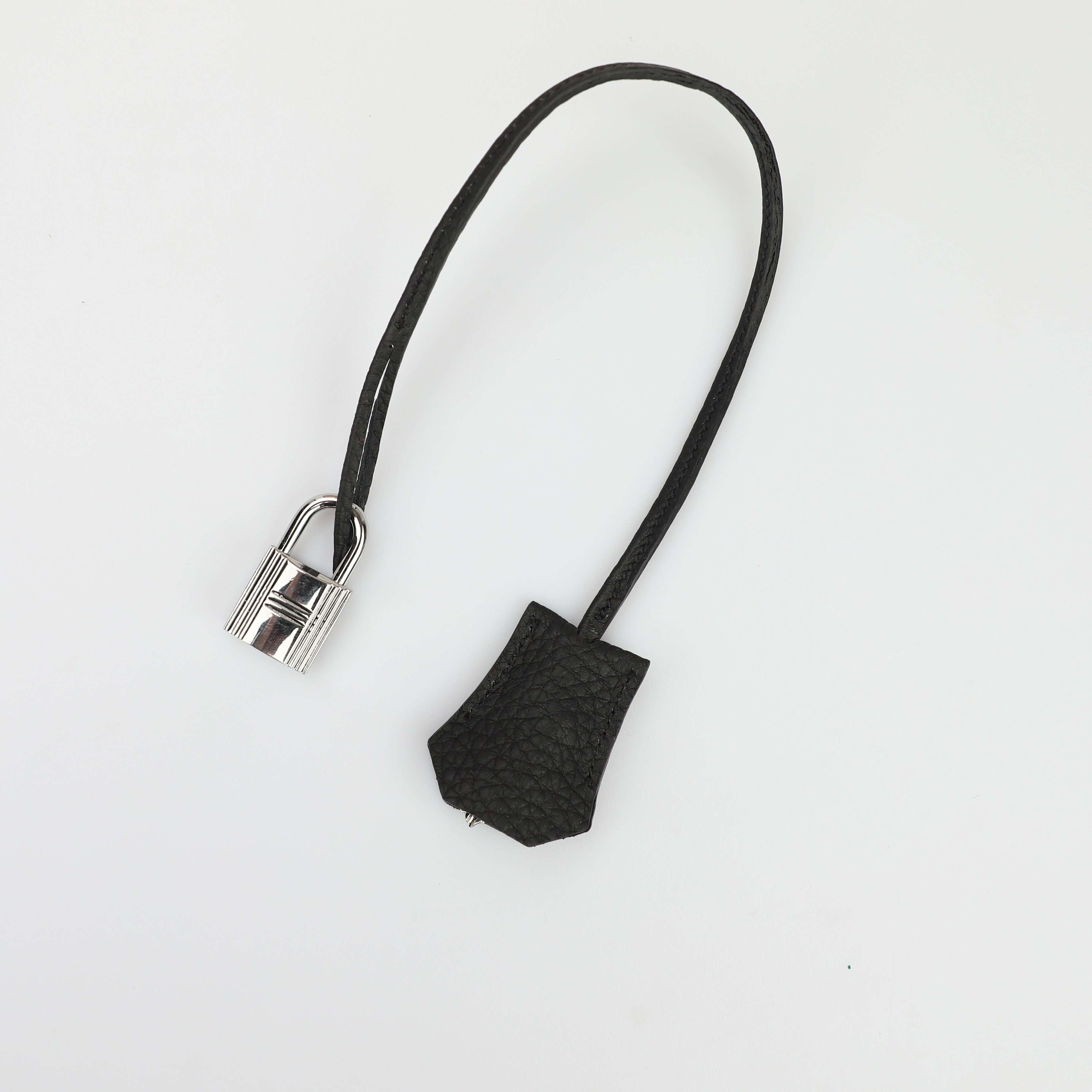 Togo Leather Clochette Lock and Key