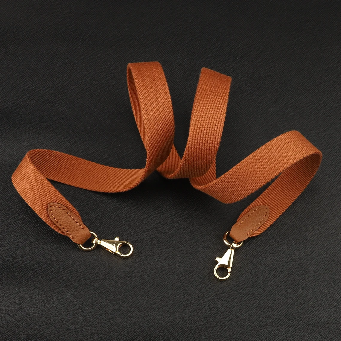 25mm Wide Kraft Canvas Crossbody strap for Evelyne TPM bag and other Brand bag,Kraft Canvas with togo leather shoulder strap