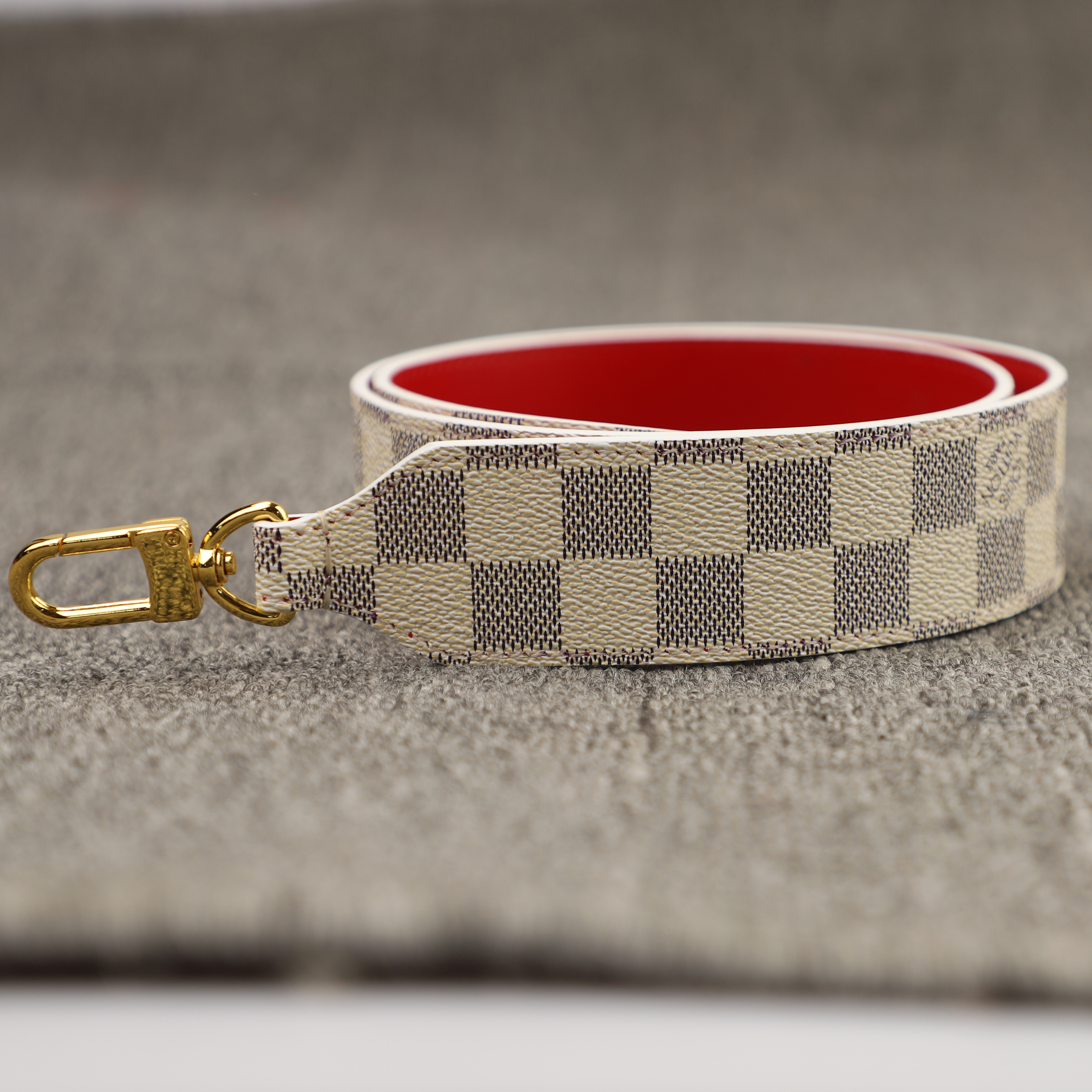 Customized and Handmade The Damier Ebene Greenwich Shoulder Strap,Crossbody Bag Strap