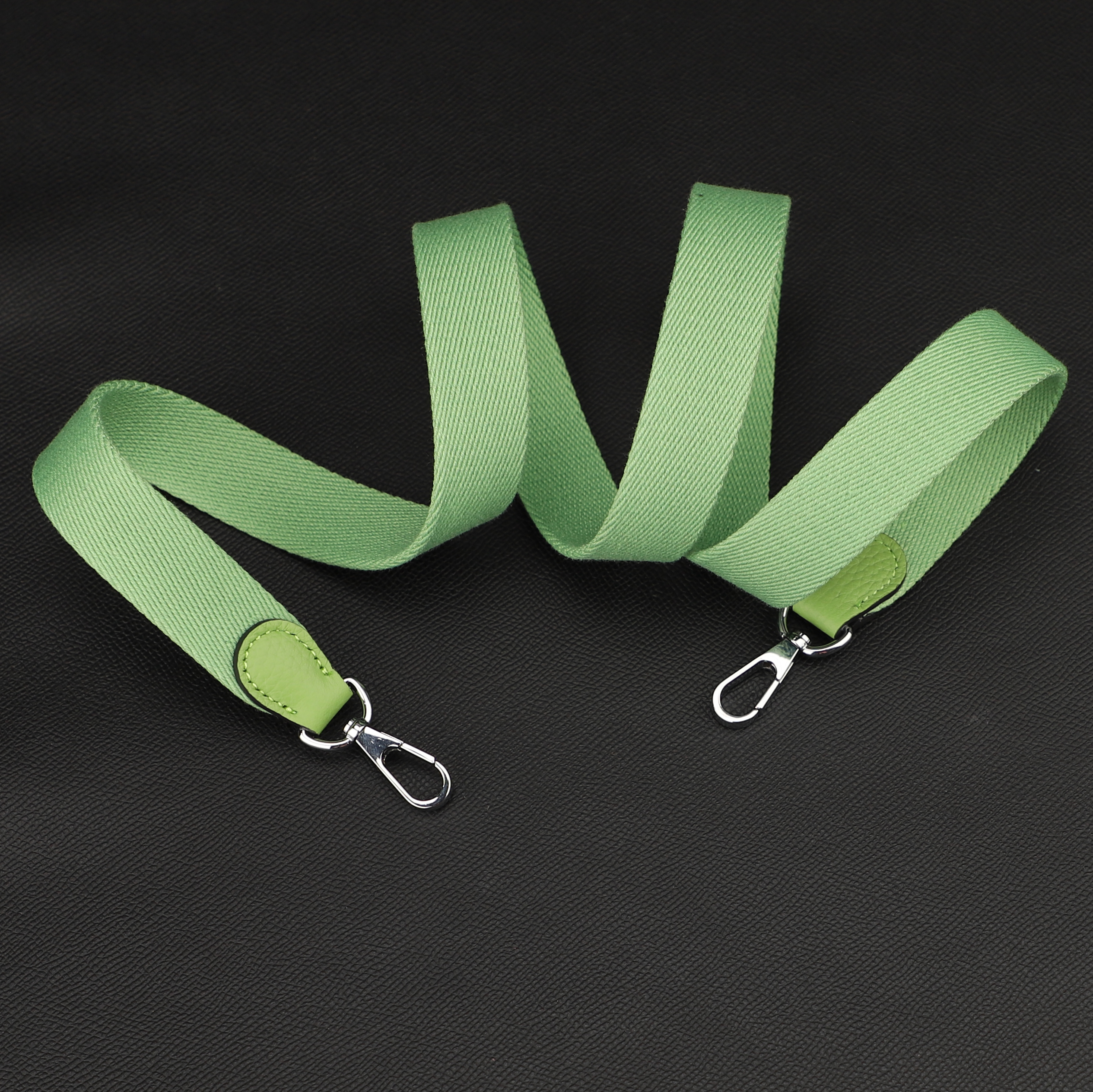 Handmade The 1“ Pure Cotton fabric and Togo leather shoulder strap for Evelyne bag,Crossbody strap for Evelyne bag