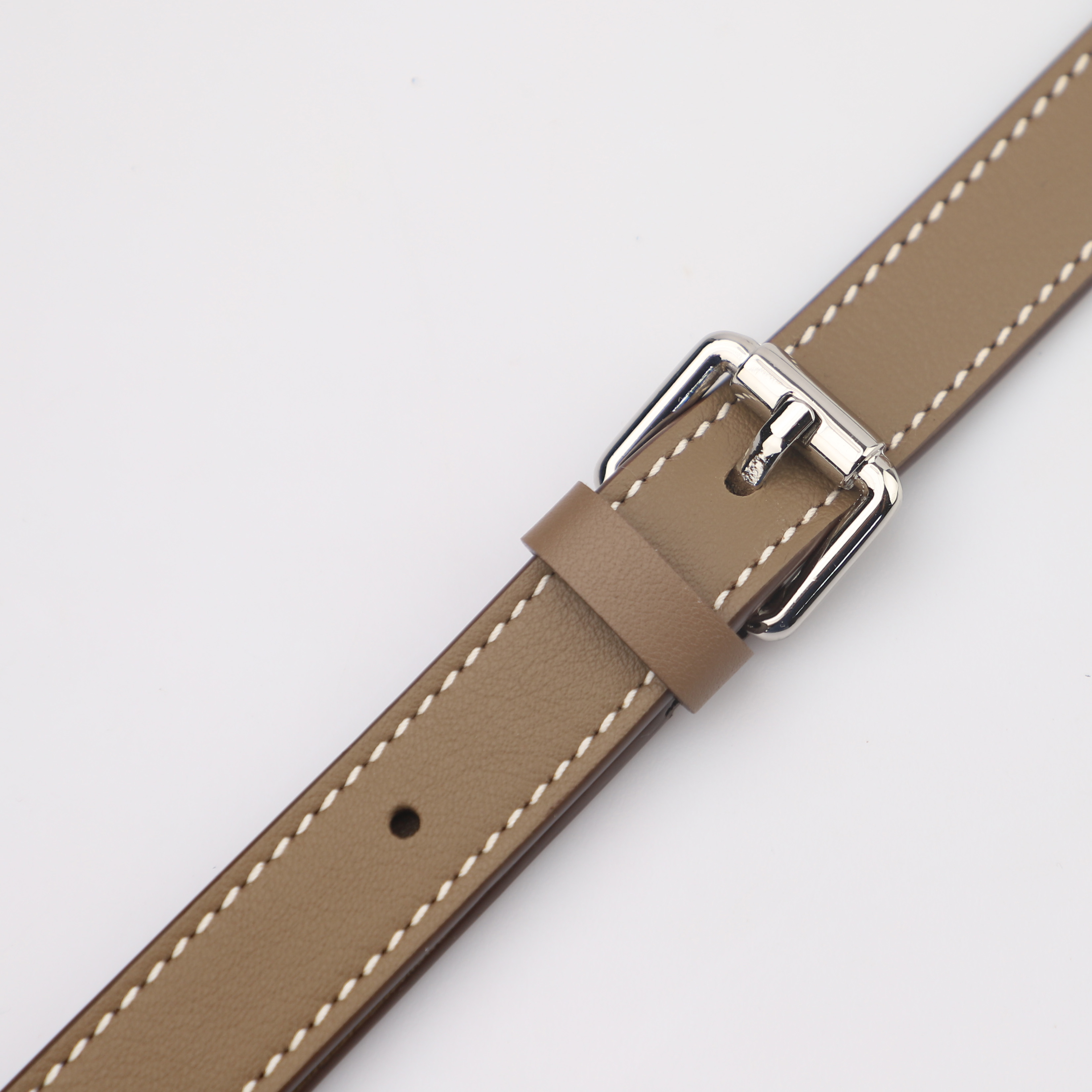 2cm Width Gris Elephant Swift leather Adjustable Bag Strap,Crossbody bag strap,shoulder bag strap 